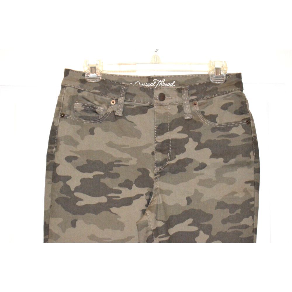 Universal Thread‎ Camo Jeans Womens High-Rise Cropped Skinny Size  8 Inseam 25" - Picture 8 of 14